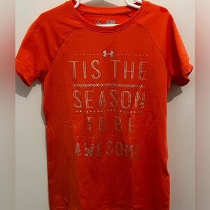 Girls 🎄 Holiday Under Armour T-Shirt
Size Youth Small